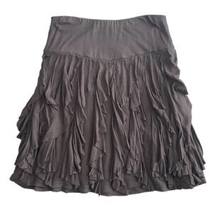 INC International Concepts Rag Detail A-line Mini Skirt